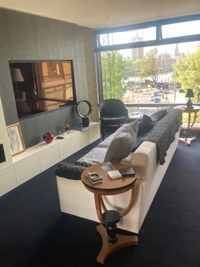 Luxury Designer Apartment River View Of Parliament Westminster Big Ben. London Exteriör bild